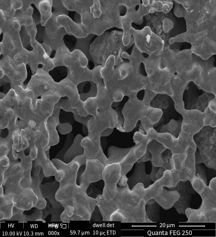 Metallic Porous Flue Gas Treatment