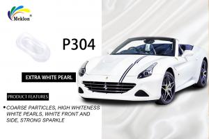 China SGS Harmless Pearl White Automotive Paint , Glossy Pearl White Spray Paint For Car on sale