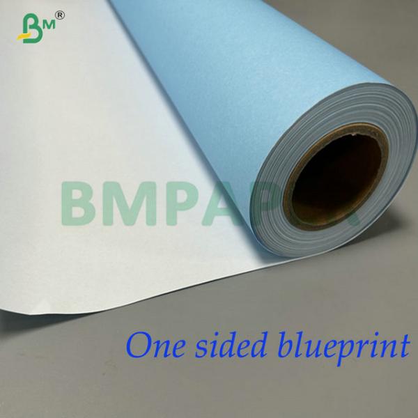 20LB Single Sided Blueprint Paper For Engineering Digital Printing 610mm 914mm