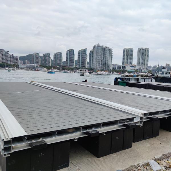 Marina Aluminum Floating Docks Customizable Floating Walkway Pontoon For Yacht Boat Ship Use