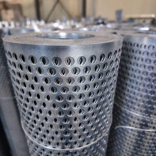 1.7mm Thick Galvanized Perforated Metal Coil For Sound Insulation Noise Reduction