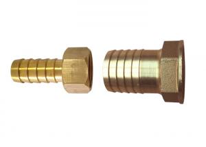 China Brass Female Hose Connector Hexagon Type IPS Female Thread on sale