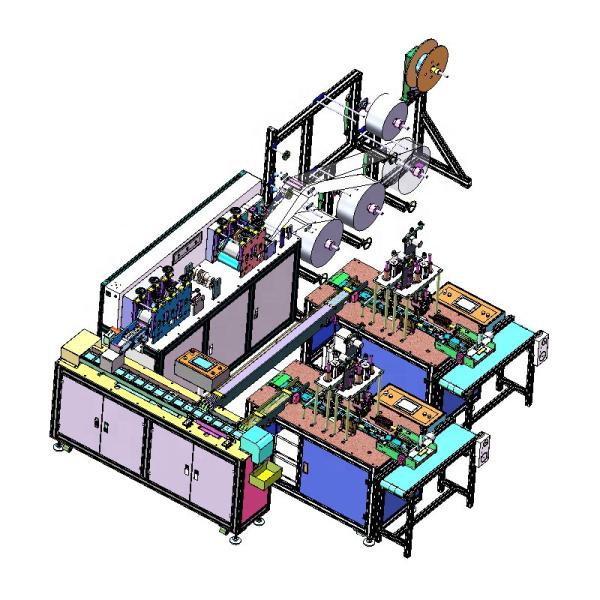 Disposable Earloop Mask Producing Machine Non Woven 6300mm×3500mm×2000mm
