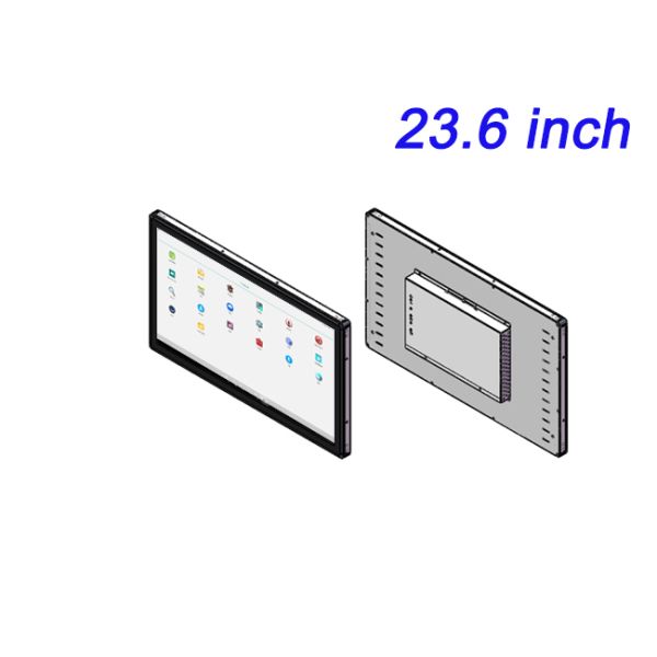 23.6 Inch Industrial Equipment Embedded With Industrial Control Display Screen PLC Fully Enclosed Android Workshop Workstation Integrated Machine