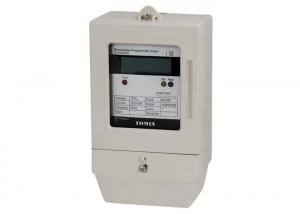 China Class 1 LCD Display Prepaid Energy Meter , Prepayment Electricity Meter With IC Card on sale