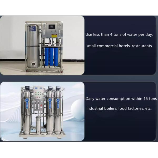 200L~10000L Pure Water Equipment Two Stage RO Pure Water System With Anti Pollution