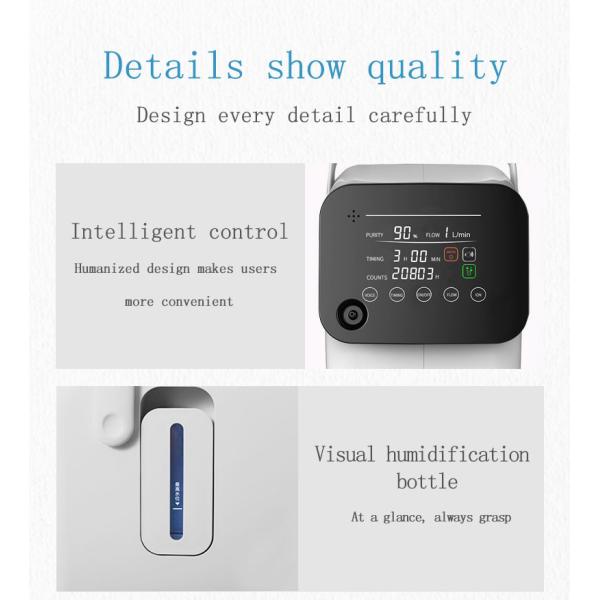 Portable Household 1-7L O2 Concentrator Machine With Nebulizer And Purit