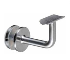 China Glass Mount Bracket for Stainless Steel Staircase Railing with Glass on sale