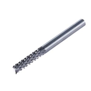 Buy cheap Uncoated 4.0*12*45L*4 Solid Carbide Corn Teeth End Mill CNC Router Corn Bit product