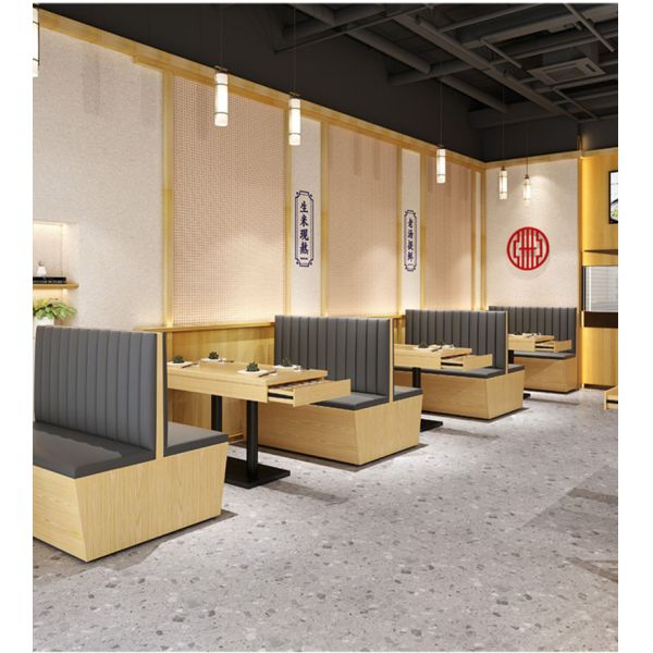 Durable Furniture Bar Lounge Furniture for Restaurant Table and Chairs Restaurant Furniture Booth Seats