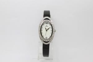 Buy cheap Oval Shape Alloy Case Leather Quartz Watch With Diamonds PU Leather For Ladies product