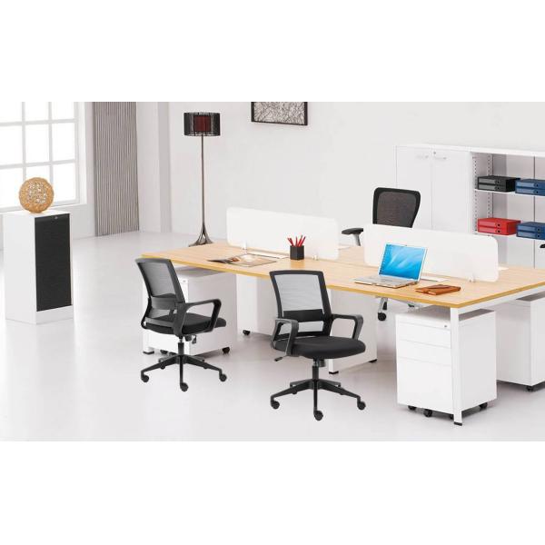 High Back Mesh Swivel Office Chair With Adjustable Backrest And Armrest From Anji