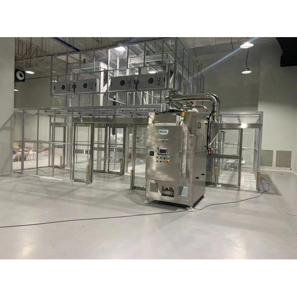 ISO5(Class100) Stainless Steel Frame Custom Size Modular Clean Room Booth for Dust Free Environment