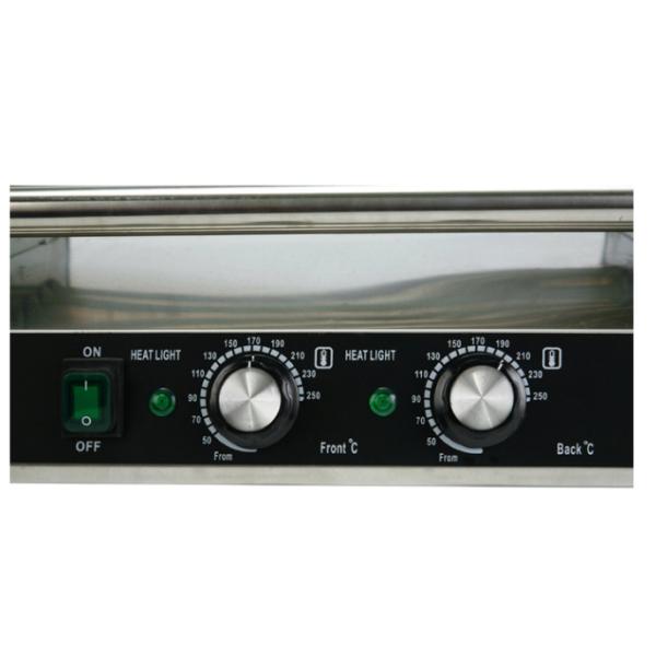 AC380V Hot Dog Roller Grill Multi function with temperature stability
