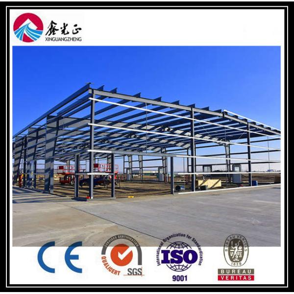 Custom Steel Structure Workshop with Q235 H Beams and ISO Certification