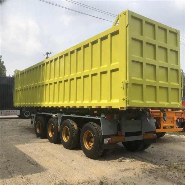 4 AXLES Tipper Semi Trailer Maximum Load 50ton