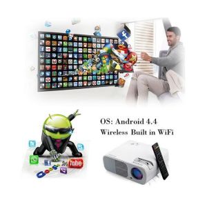 2600 Lumens 800x480 USB/HDMI/TV/AV/YPBPR/VGA/Audio Input Wireless LED Video