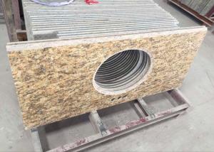 Buy cheap Polished Granite Vanity Countertops / Granite Slab Countertop With Sink Hole product