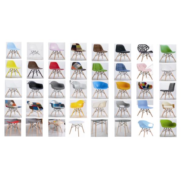 Eiffel Charles Eames DAW bar stool Chair/Patchwork Eames bar stool/Leisure bar stool/Recreational bar stool chair table