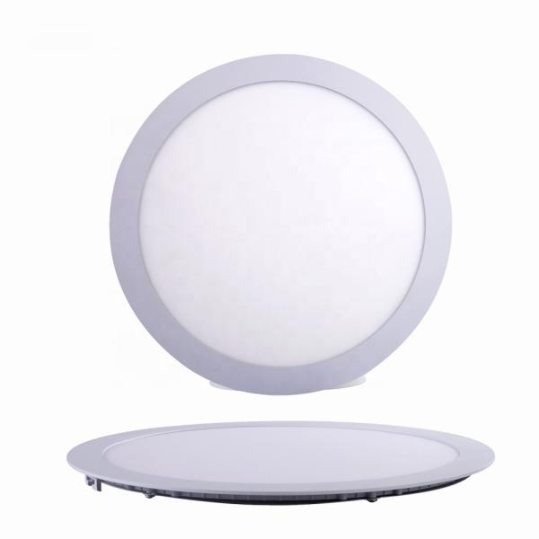 RoHS Rustproof Flat Panel Ceiling Light , SMD2835 LED Flat Panel Light Round
