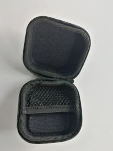 Buy cheap customized mini portable waterproof travel leather PU EVA earphone case pouch bag hard shell zipper case product