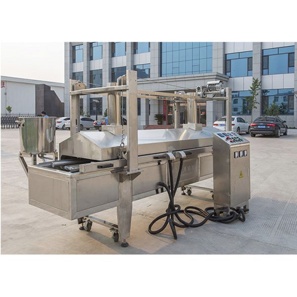 Sweet Potato Chip Automatic Fryer Machine 30KW Automatic Lifting System