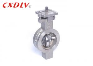 Buy cheap GB Standard PN16 CF8M Wafer Butterfly Valve SS304 Handle 2 Inch Flap Valve product