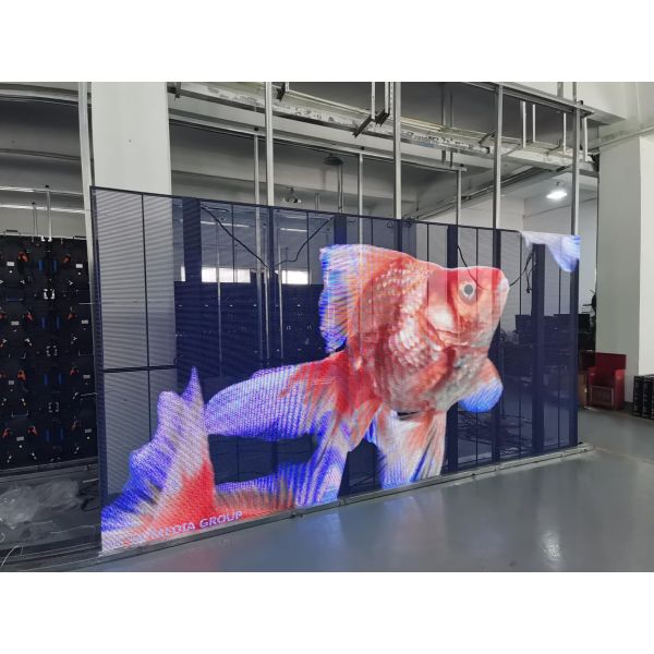 Full Color Transparent Rental Outdoor 2500 Nits P3.91 Transparent LED Screen
