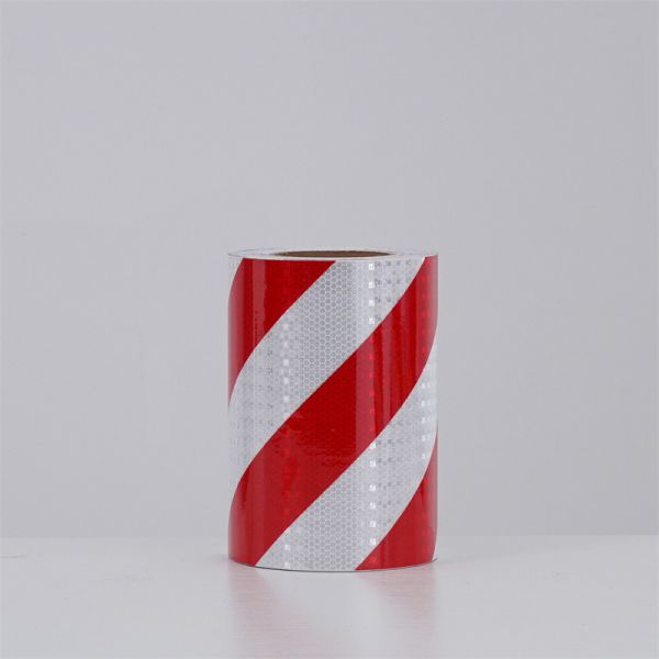 Red White Hazard Ambulance Reflective Tape 2 Inch Self Adhesive