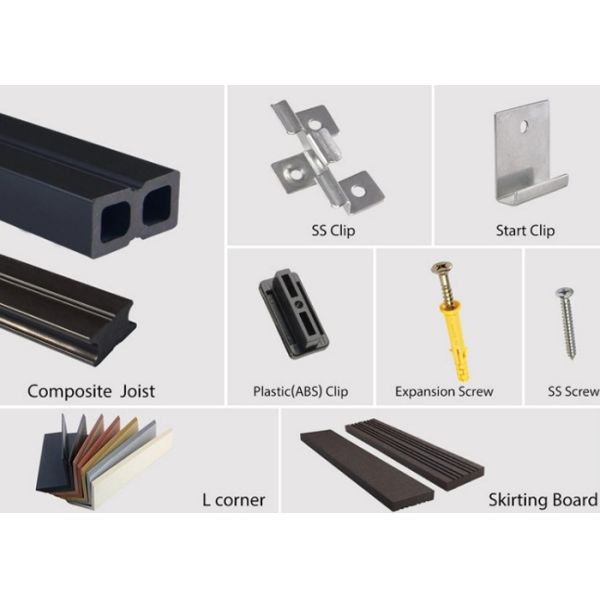 Thermal and Sound Insulation Wpc Plastic Composite Outdoor Wall Cladding for Exterior Wall