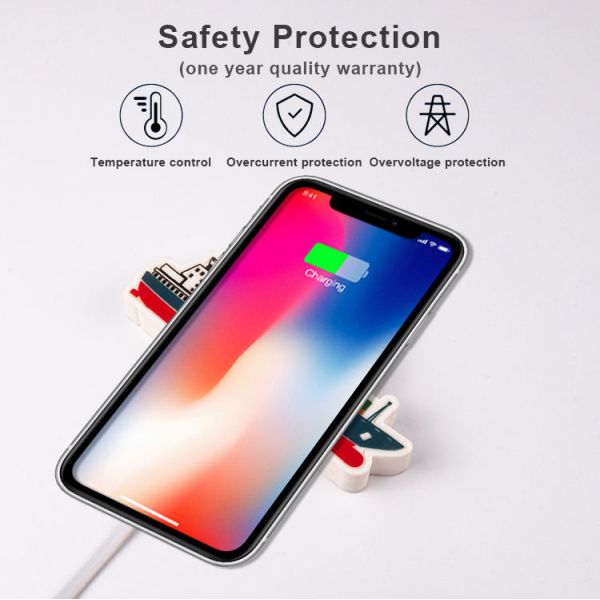 Customized PVC Wireless Charger, 10W High-quality & Fast Charging for smartphones