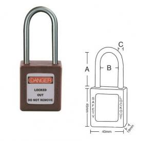 China ABS safety Padlock,Stainless steel shackle padlock, on sale