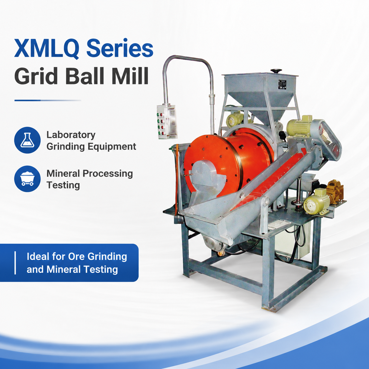 Lab Ball Mill for Laboratory Grinding and Mixing Applications Suitable for Sample Preparation and Material Testing