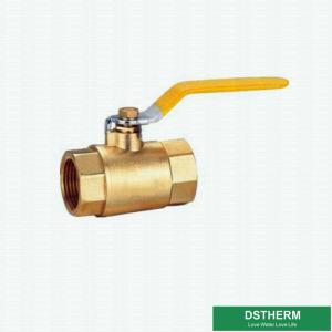 China Yellow Finished Superior Quality Brass Ball Valve For Fluid Application Use Brass Ball Valve on sale