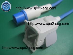 China Flexible Hellige SPO2 Finger Sensor Round 10 Pin Medical Surgical Accessories on sale