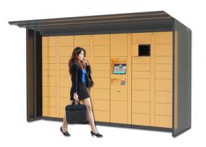 Buy cheap Automatic Barcode Luggage Rental Lockers , Indoor Electronic Lockers For Park Supermarket product
