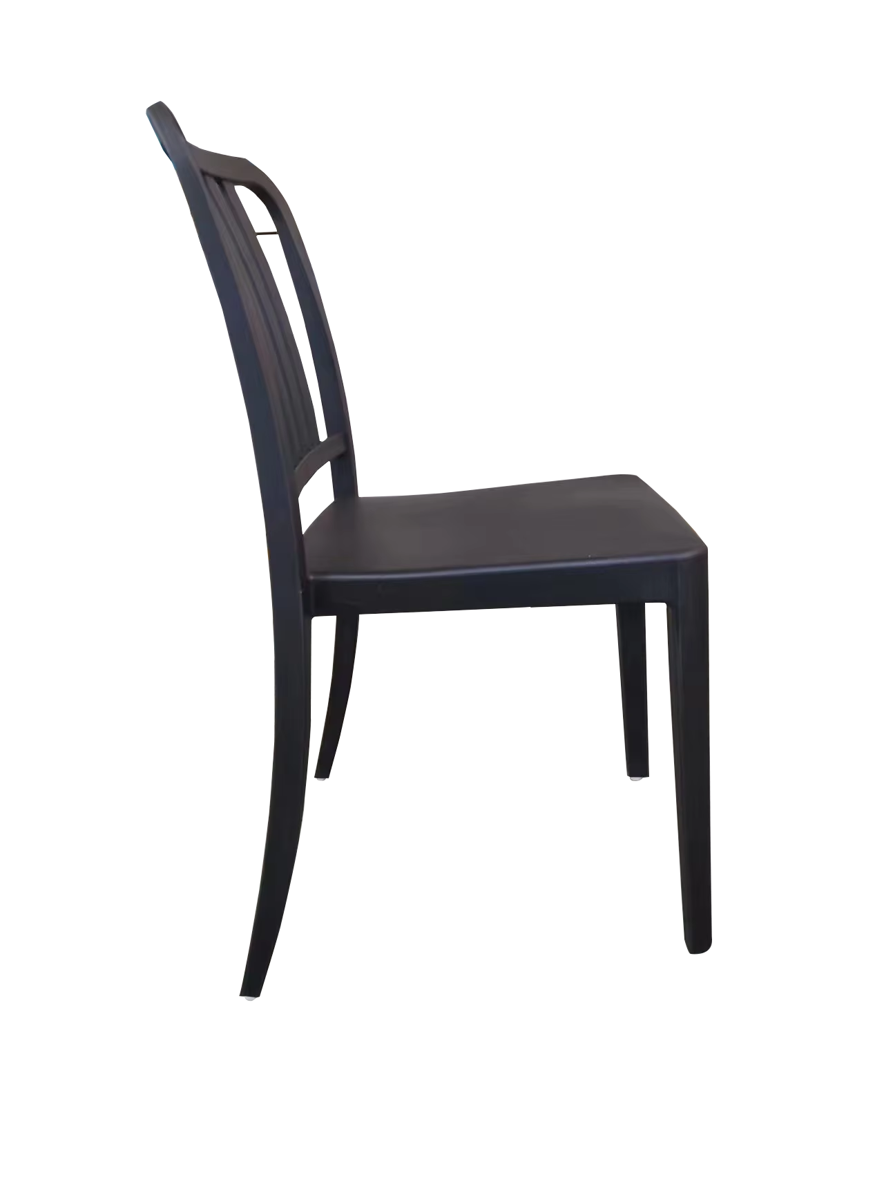 Contemporary Design Stackable Full PP Resin Plastic Dining Chair for Banquet and Outdoor Indoor Durable