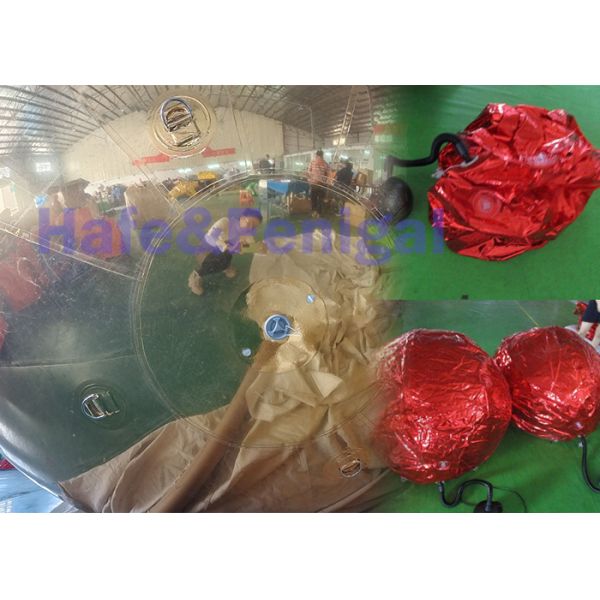 6.5ft Inflatable Mirror Balloon Event Decoration Christmas Red Green 1.5m