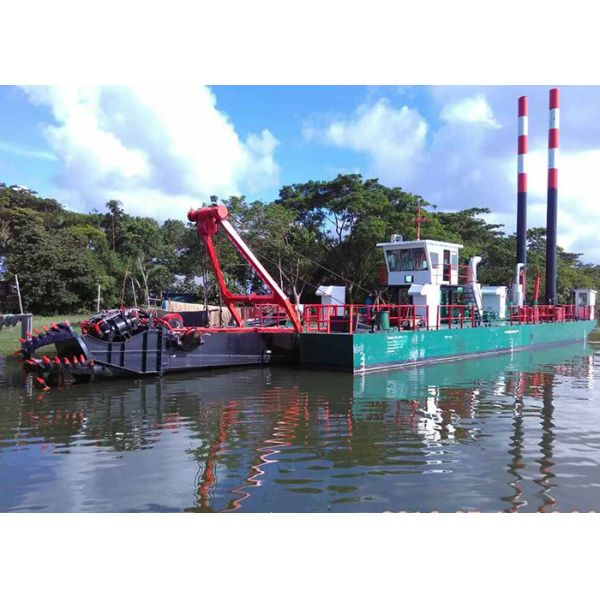 6 Inch Hydraulic Gold Suction Dredge with sand dredge pump For River Dredging