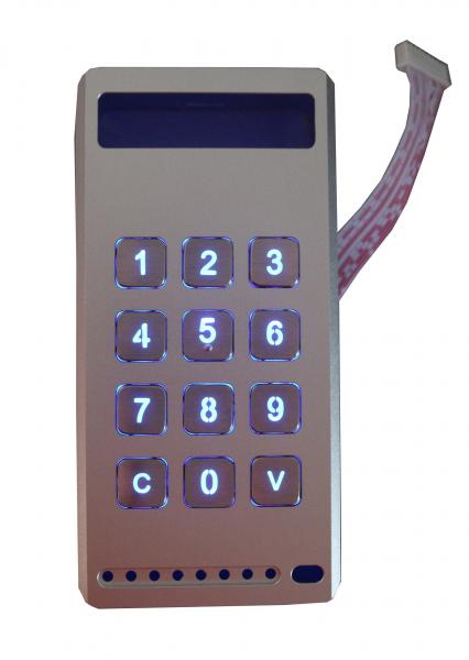 Quality 4 x 3 Customizable Backlit Metal Keypad With Aluminium Die Casting Case for sale