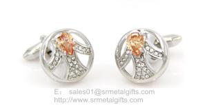 China Jewelry stone cufflinks for men, gemstone silver cuff links for business gift, in stock, on sale