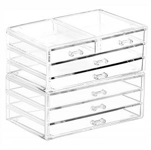Buy cheap Clear Containers For Organizing 7 Drawers Stackable Dresser Bathroom Organizers And Storage Jewelry Hair Accessories product