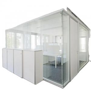 Buy cheap Modular Polished Glass Partition Wall Interior Glass Walls Residential 12mm product