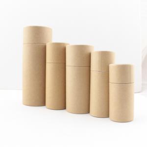 Buy cheap Kraft Paper Tube Packaging , Food Grade Cardboard Cylinder Container For Tea product