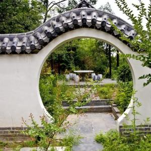Buy cheap Beautiful Roof Design Garden China Clay Tiles For Moon Gate product