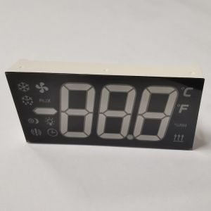 Custom 3 Digit 7 Segment LED Display Ultra Blue Common Anode for Refrigerator