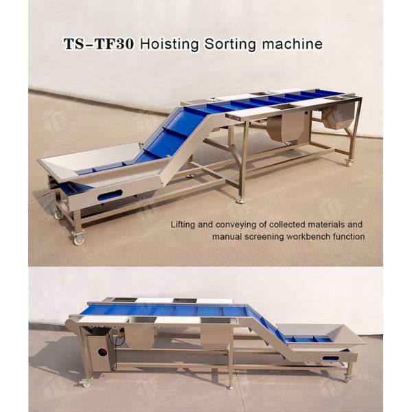Hoisting Sorting machine Fruit Orange Vegetable Onions Saiko persimmon horseshoe Apple pineapple Ginger Potato Carrot radish onion okra Shiitake