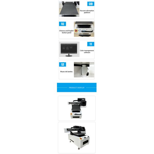 Newest Automatic UV Inkjet Flatbed Printer 4050 XP600 I3200 Printhead For Glass Mug Bottle Phone Case Printing