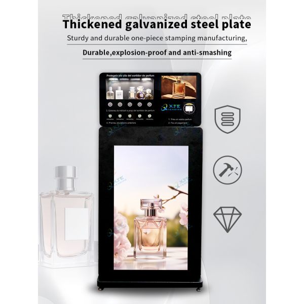 XYZ Lowest Factory Price Perfume Spraying Vending Machine 100ml Standing Perfume Vending Machine