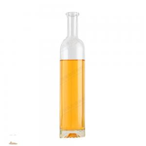 Buy cheap Custom Crystal Glass Wine Bottles 500ml 750 ml for Hot Stamping and Roll On Sealing product